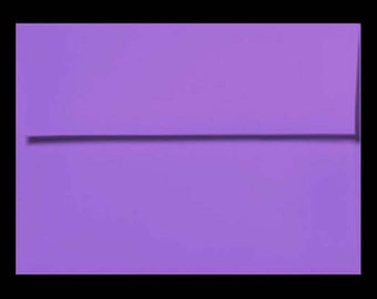 A6 Envelopes 4x6 Royal PURPLE Amethyst 25 DIY Blanks for Cards Invitations Announcements Parties with Square Style Flap Good Quality