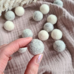 Felt Clouds Craft Accessories Needle Felted Wool 2cm Felt Balls
