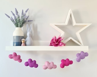 Cloud Garland - Felt Nursery Decor