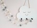 Gender Neutral Nursery Decor - Felt Ball Pom Pom and Star Garland 