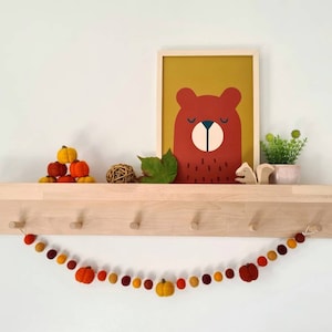 Autumn Pumpkin Garland - Halloween Decoration