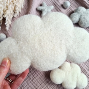 Felt Clouds Craft Accessories Needle Felted Wool Large Cloud