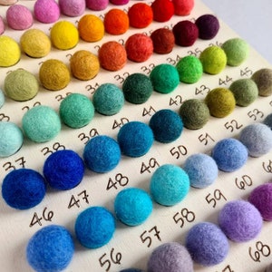 Loose Felt Balls Pom Poms DIY Crafts image 4