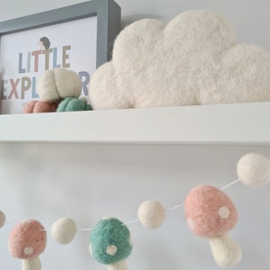 Felt Clouds Craft Accessories Needle Felted Wool image 7