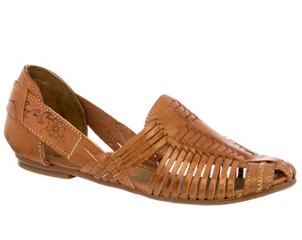 woven leather sandals huarache