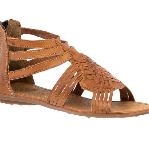 Women's Handmade Mexican Huaraches Real Leather Sandals - Etsy