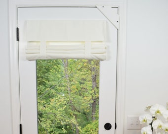 Blowout Clearance! Off White 25"W x 70"L Washable French Door Curtain No blackout No Returns 1 panel