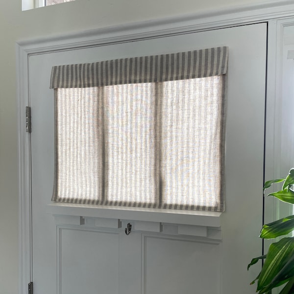 Small Front Door Window Curtain Etsy