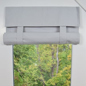 Clearance! Blowout Sale Before Tariff Hits! Light Gray 25&quot; W x 70&quot; L Washable French Door Curtain No blackout No Returns 1 panel