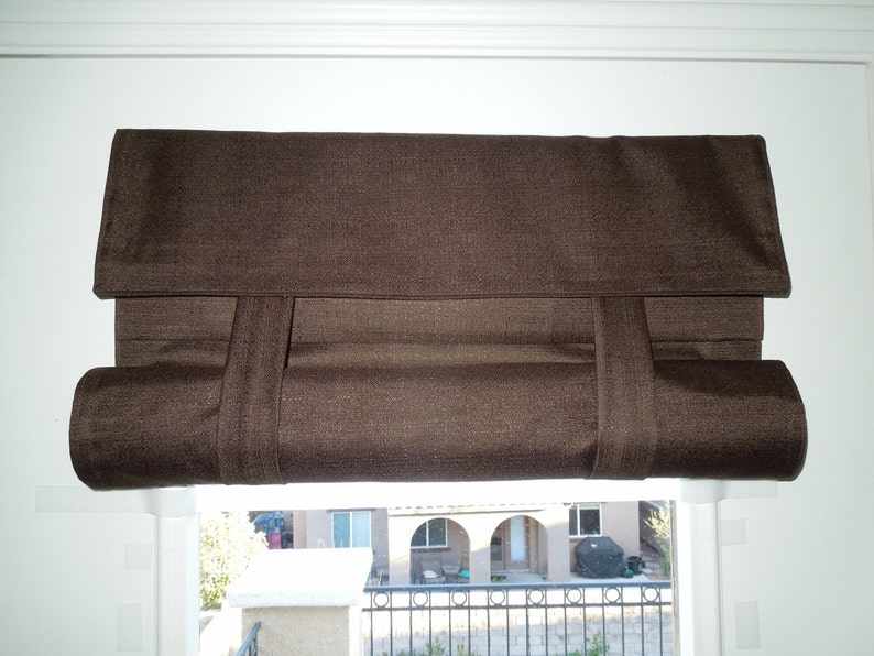 Brown Blackout French Door Curtain