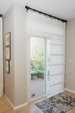 Off White Sliding Glass Door Curtain Shade - per panel 