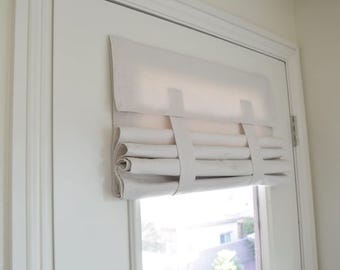 Discontinued Natural Beige Soft Cotton French Door Curtain 1 panel