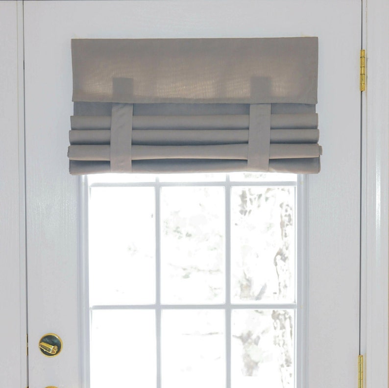 Clearance Light Gray French Door Curtain 30x70 Size No Image 0