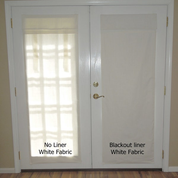 Blackout Liner that goes inside French Door Curtains (cannot be purchased without curtain)