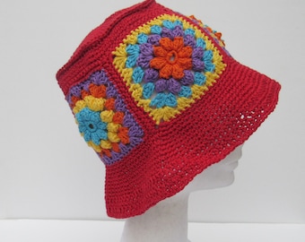 CROCHET Bucket Hat Pattern, Summer Hat, Granny Crochet Hat, Pdf file, Instant download