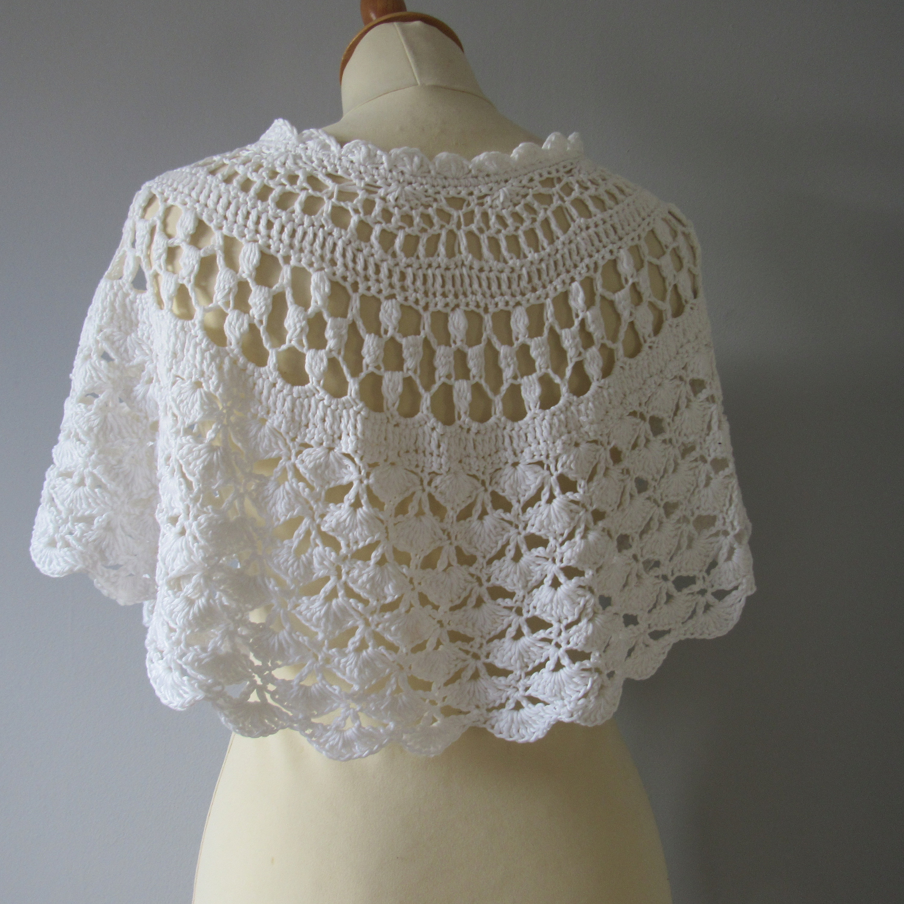 Crochet PATTERN Bridal Cape Crochet Pattern Wedding Cape | Etsy New Zealand