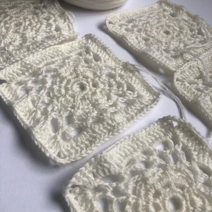 Crochet Pattern, Crochet Square Motif