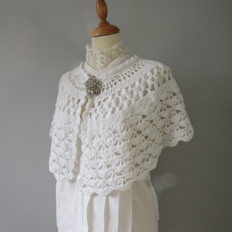 Crochet PATTERN Bridal Cape Crochet Pattern Wedding Cape Etsy