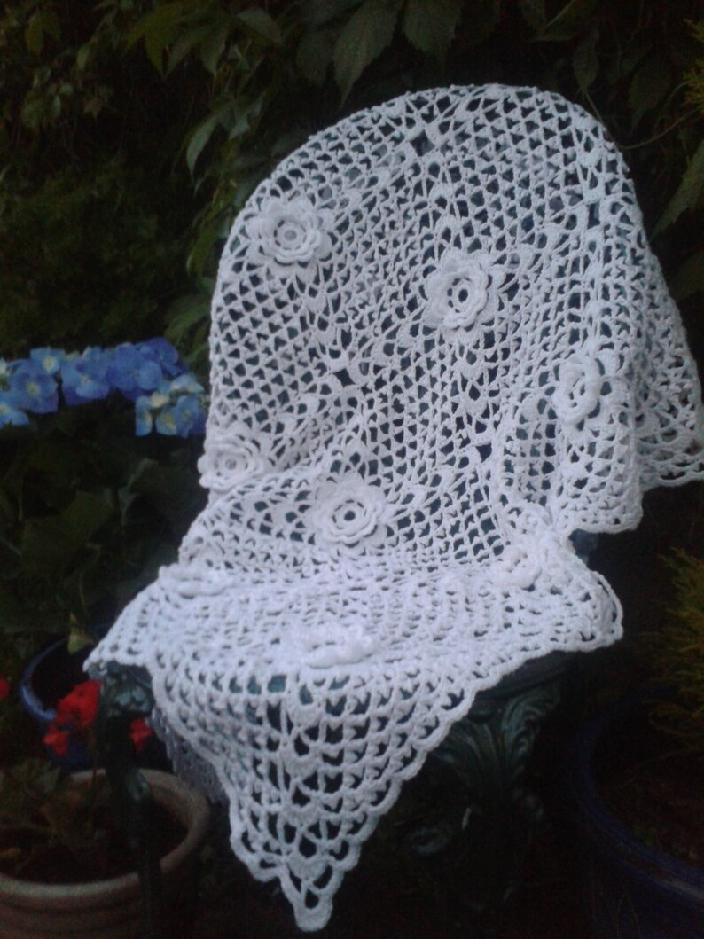Rose Baby Blanket Crochet PATTERN Crochet Baby Blanket Pattern