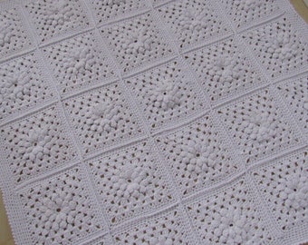 Crochet PATTERN,  Billie  Blanket, Baby Blanket, Lap blanket,  Granny Square Blanket,