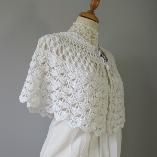 Bridal Capelet Crochet Pattern: Wedding Caplet (PDF Pattern)