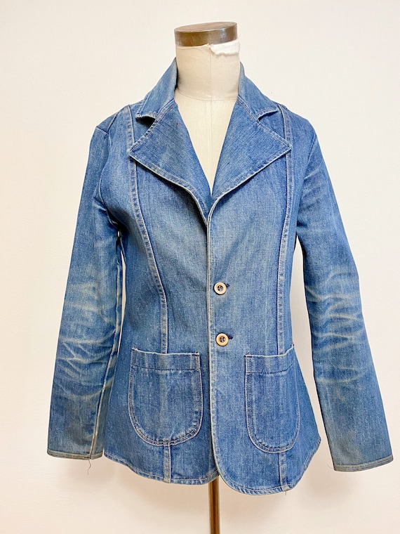 1970s Wrangler Denim Blazer Jacket