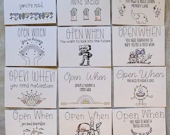 open when letters etsy