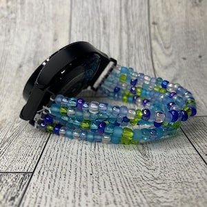 Samsung Watch Band Women - Fitbit Watch Band - Universal Watch Band - Galaxy Watch Band - Bead Watch Band - Glass Bead Watch Band - Women