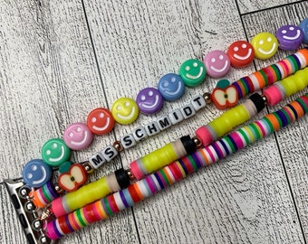 Customized Watch Band - Beaded Apple Watch band - Apple Watch Band Women - Teacher Apple Watch - Beads - Girls Watch Band - Women Watch Band