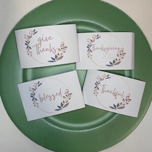 Printable Thanksgiving Silverware Holder, Thanksgiving Table Decor ...