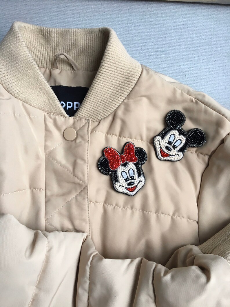 Embroidered brooch Mouse boy and girl gift for your girlfriend