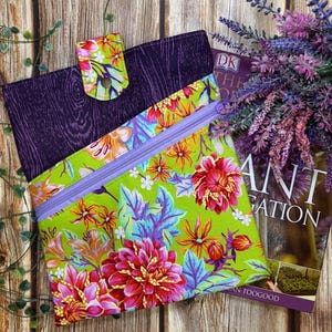 Large Book Sleeve / Book Cover / iPad Sleeve / Kindle Sleeve / Protective Sleeve / Hard Cover Book Pouch / Zipper Sleeve / E-reader Sleeve