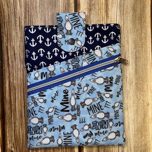 Small Book Sleeve / Book Cover / iPad Sleeve / Kindle Sleeve / protective Sleeve / Hard Cover Book Pouch / Zipper Sleeve / E-reader Sleeve