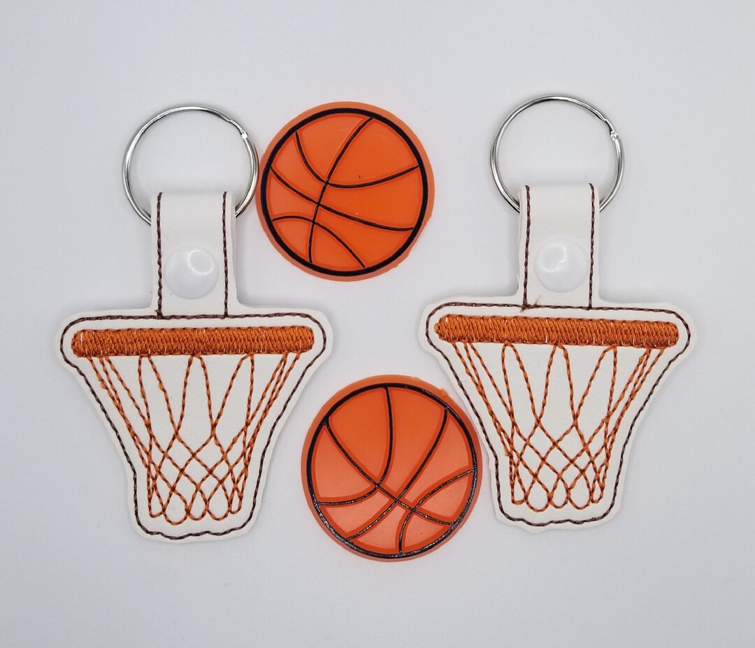 Basketball Key Racks Basketball Snap Tab Key Fob: Handmade Key Chain Holder - Etsy