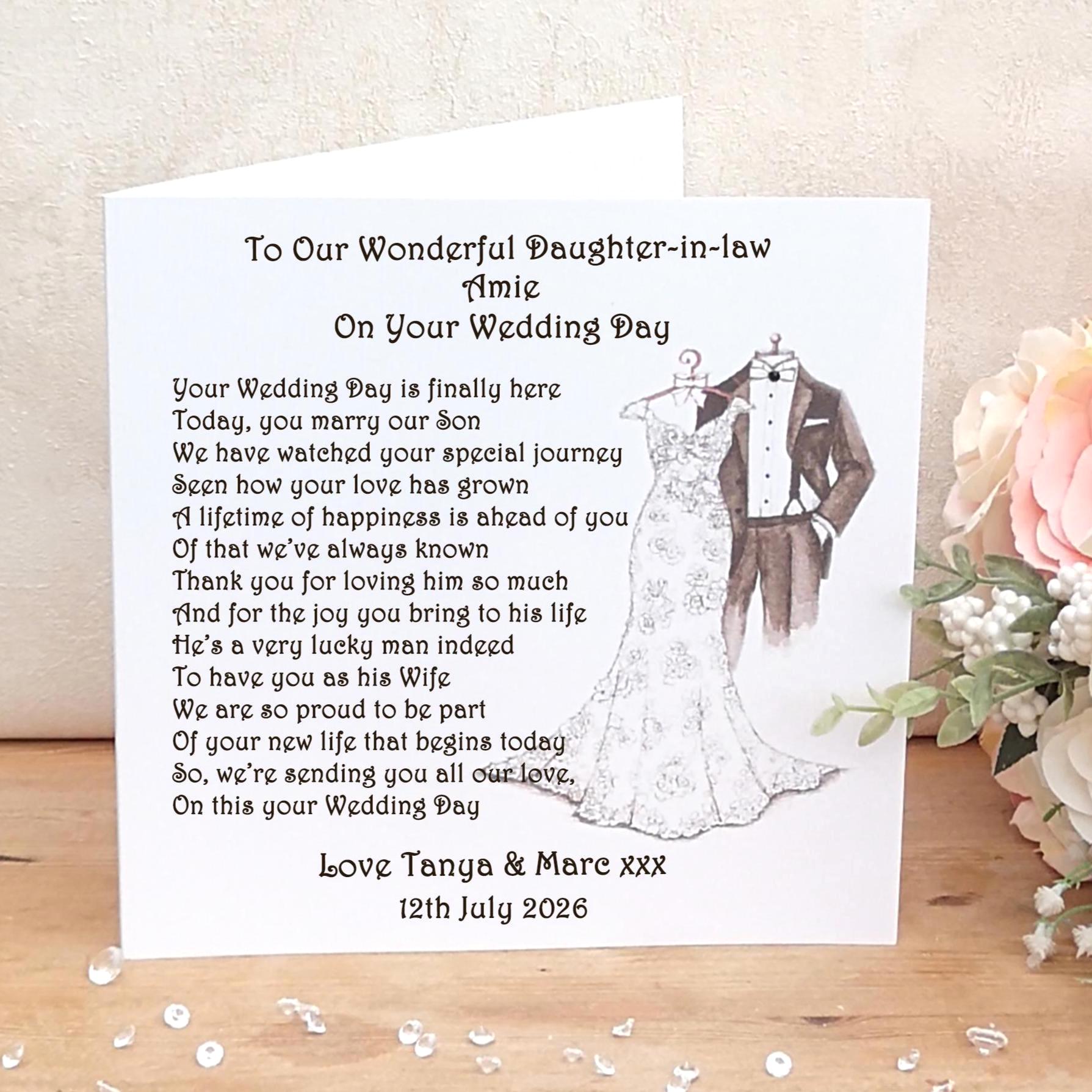 Portachiavi In Acciaio Per Nuora Con Frase "The Only Thing Better Than Having You As Daughter-in-Law..." - Regalo Matrimonio E Natale
