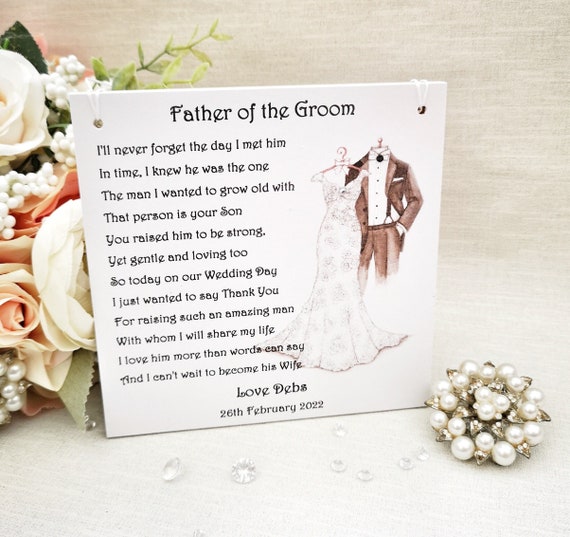 Gift for father on wedding day 2025