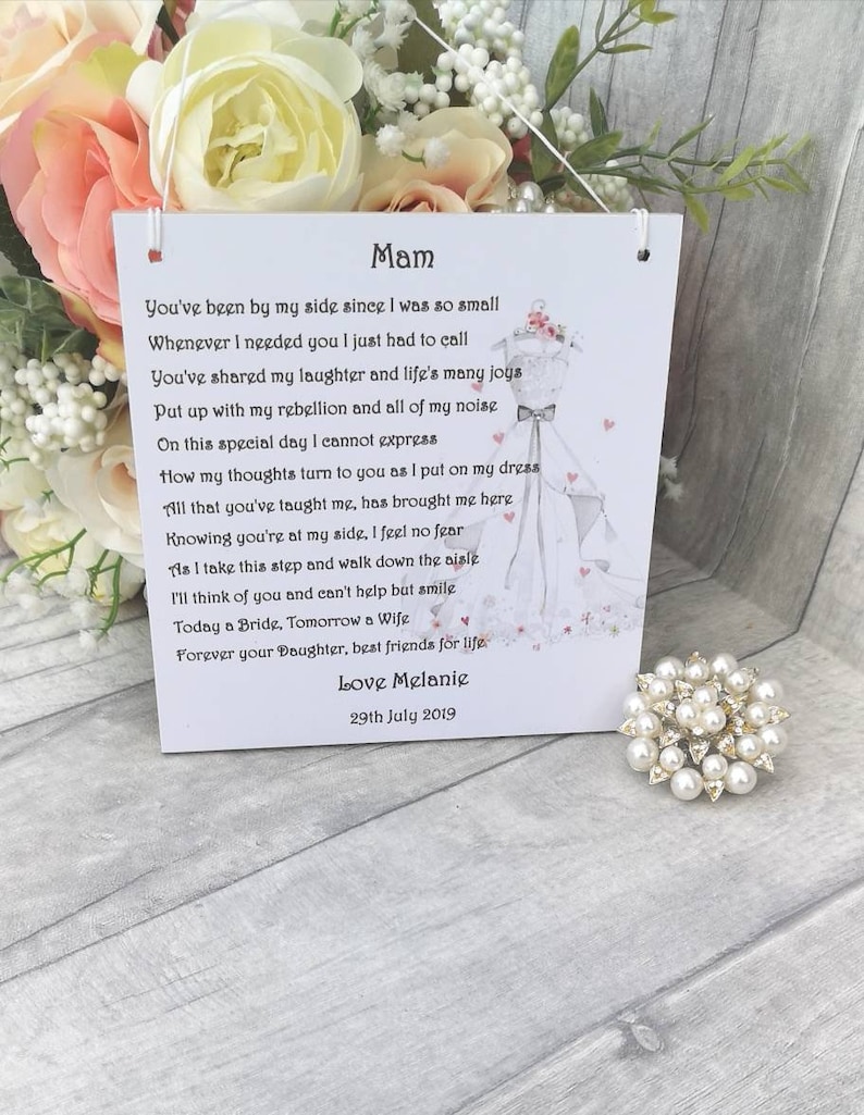 Gift from Bride Personalised Mother of the Bride Gift