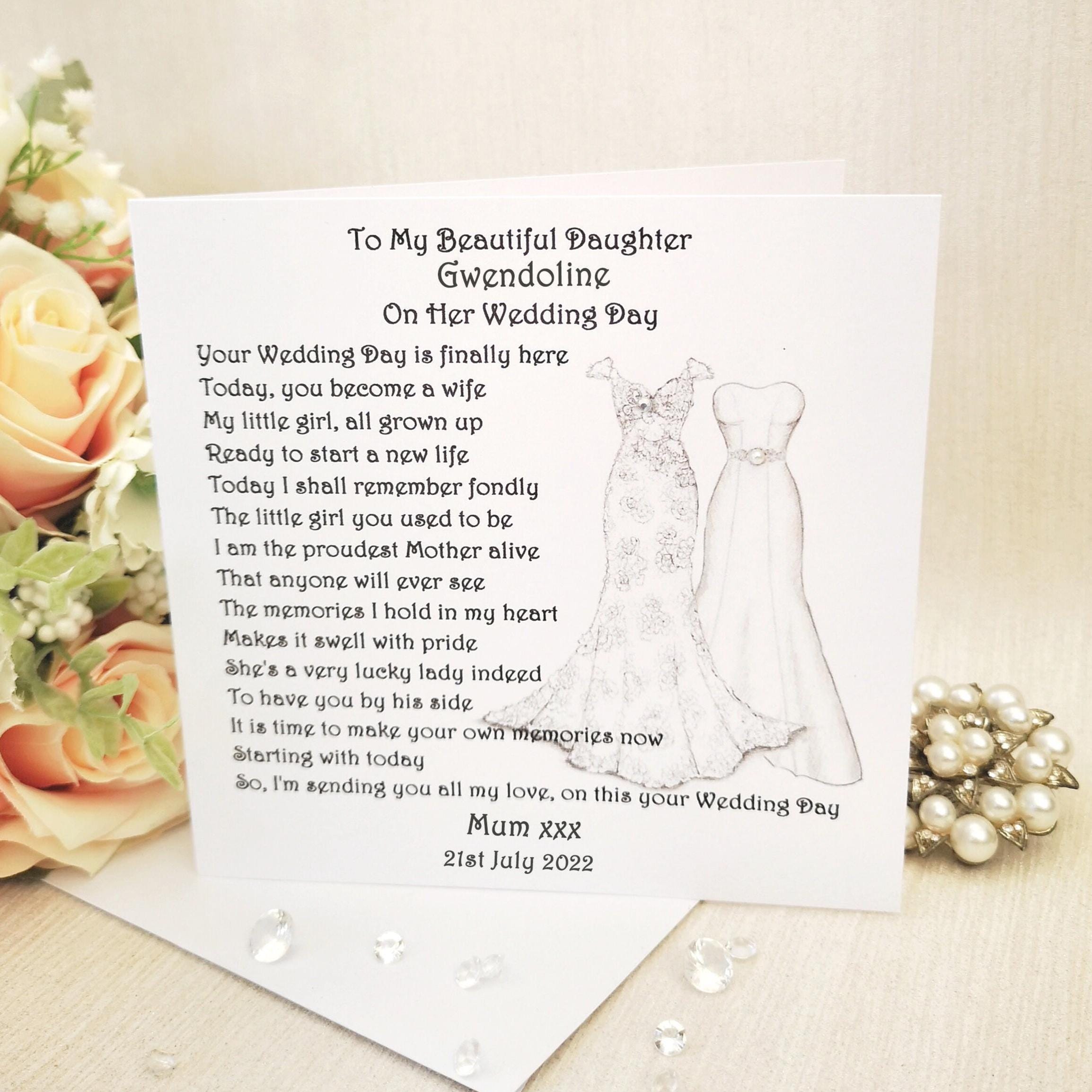 Whitman And Daughter LGBTQ+ Hochzeitskarte – Regenbogen-Design, 12,7 X 17,8 Cm, Inkl. Umschlag
