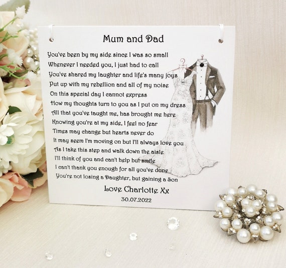Gift for father cheap on wedding day