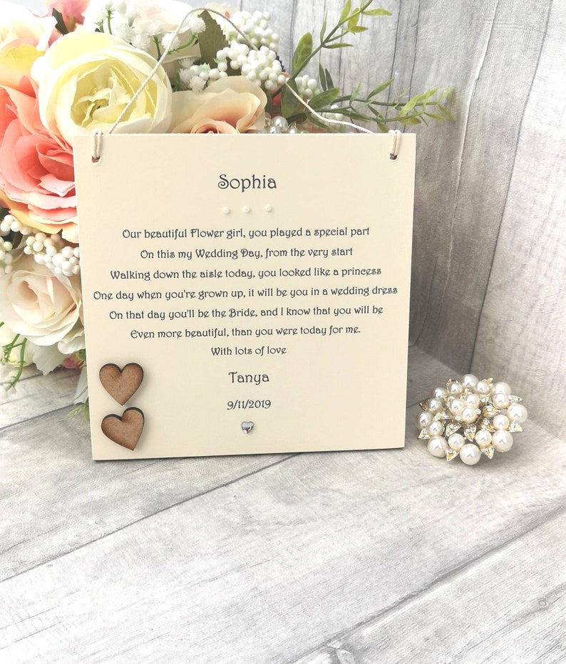 thank you flower girl