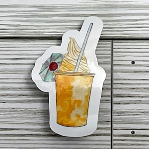 Dole Whip Float Watercolor Disney Sticker