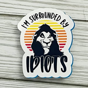 You Are An Idiot : ) Sticker for Sale by bugmachine