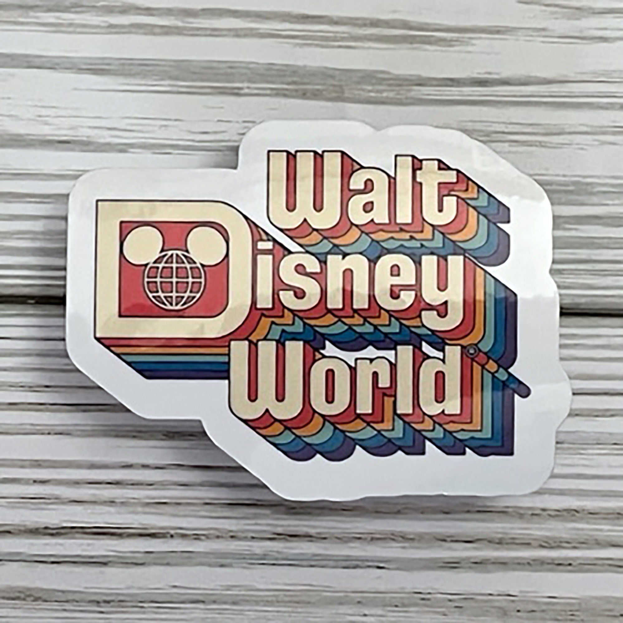 Discover Walt Disney World Retro Sticker