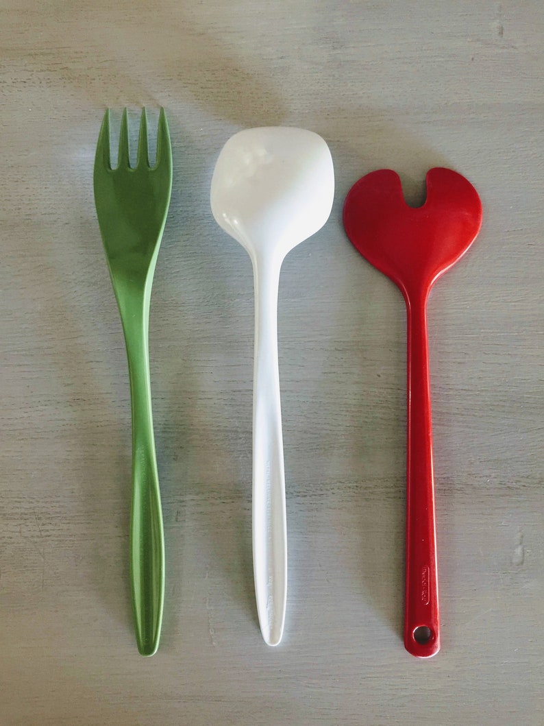 Vintage Hutzler Rosti Mepal Utensil Set Mid Century Modern Cooking Utensils