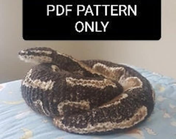 Ball Python Plush PDF Crochet Pattern | Etsy
