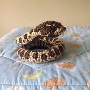 PDF PATTERN ONLY Hognose Snake Plush Crochet Pattern image 1