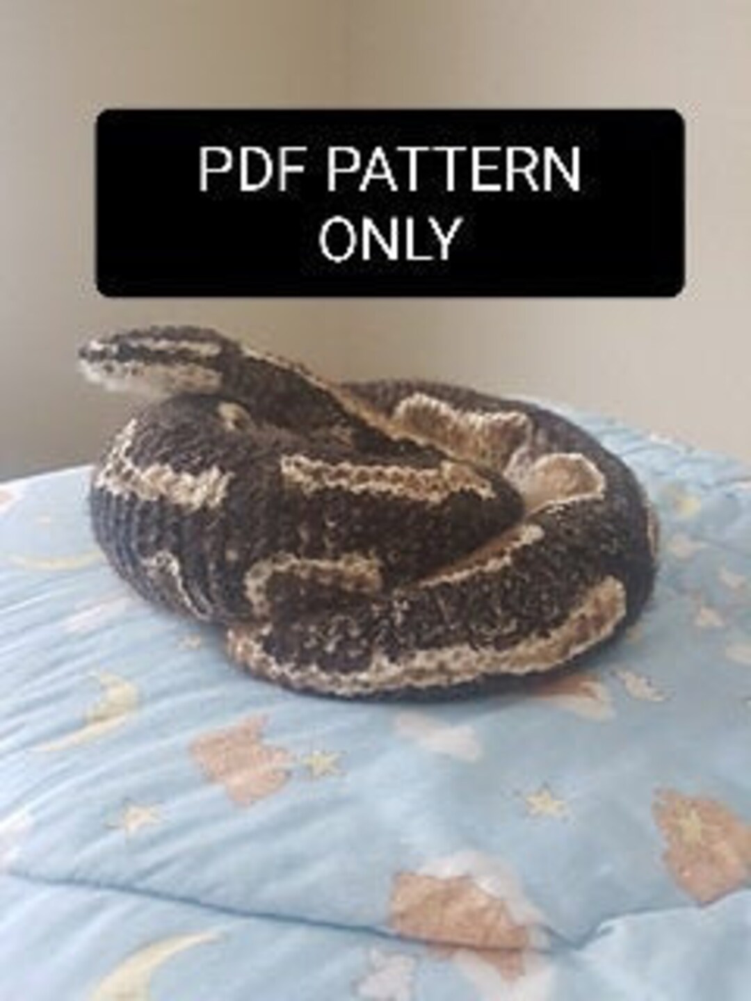Ball Python Plush PDF Crochet Pattern - Etsy