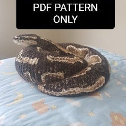 Ball Python Plush PDF Crochet Pattern - Etsy