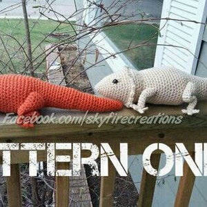 PATTERN ONLY Bearded Dragon Crochet Pattern