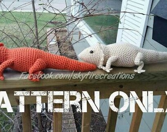 PATTERN ONLY Bearded Dragon Crochet Pattern